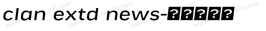 clan extd news字体转换